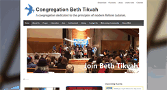 Desktop Screenshot of bethtikvahcolumbus.org